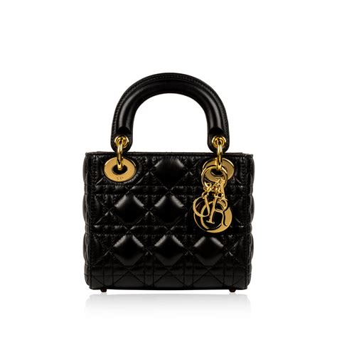 dior lady mini black